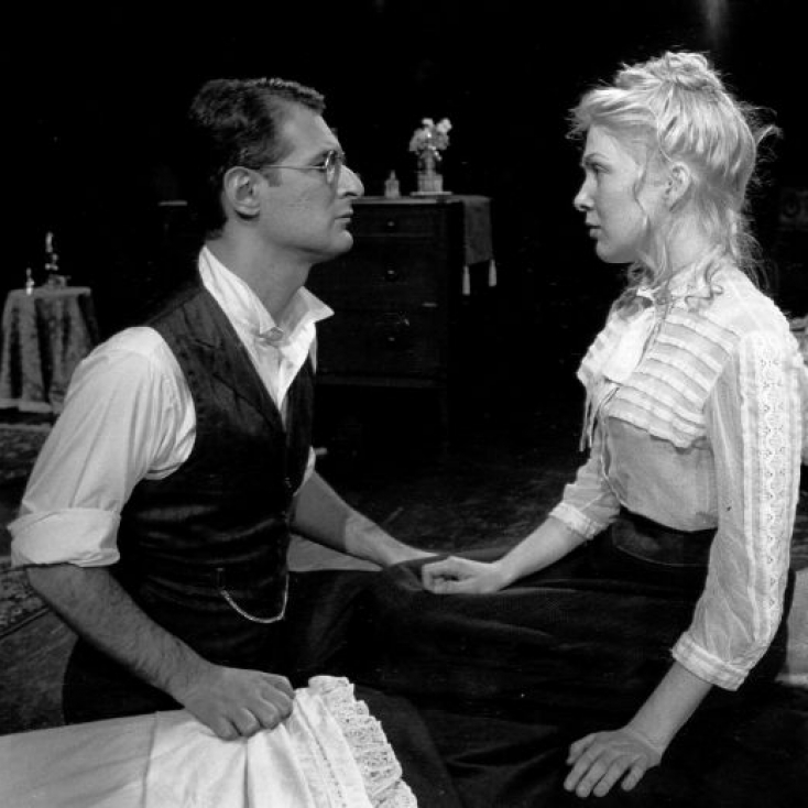As Baron Tuzenbach with Julie Leedes in Three Sisters